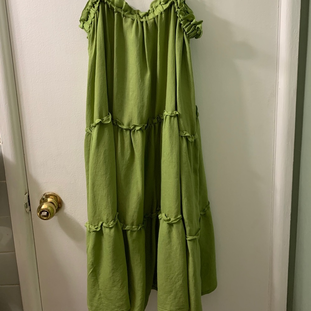 Green sun dress
